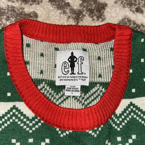 Elf Christmas Sweater - Picture 2 of 2